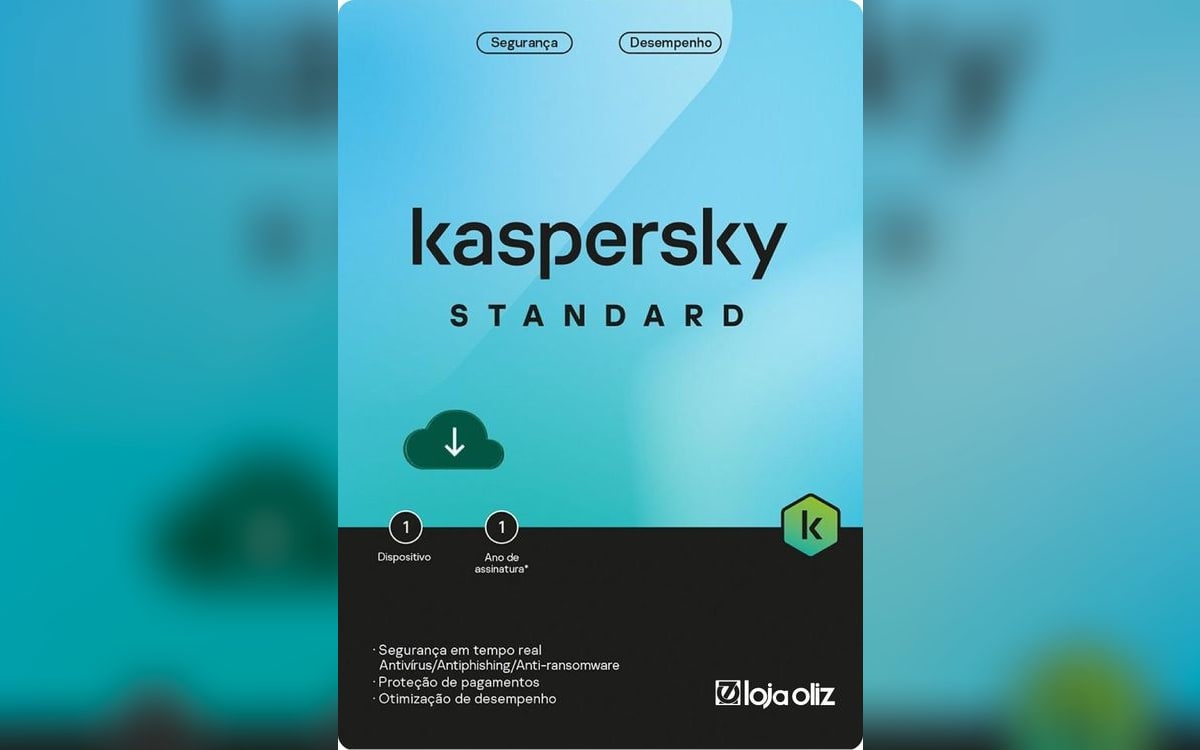 Kaspersky Antivírus Standard 5 Dispositivos 1 Ano
